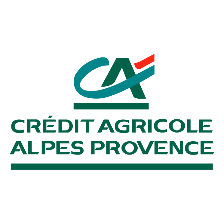 free vector Credit agricole alpes provence