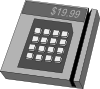 free vector Credit Card Machine clip art