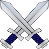free vector Crossed Swords clip art