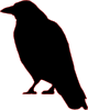 free vector Crow Silhouette clip art