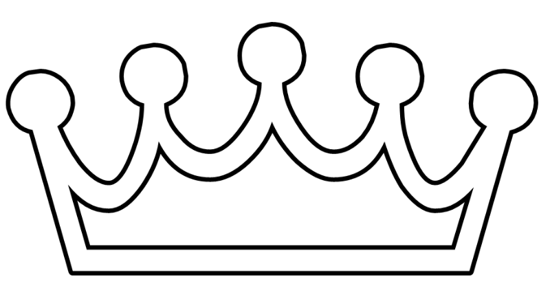 free vector Crown BW
