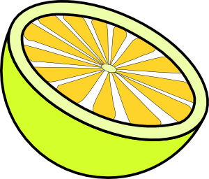 free vector Cut Lemon clip art