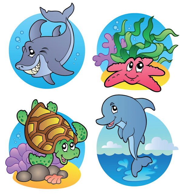 free vector Cute Cartoony Fish Vectors