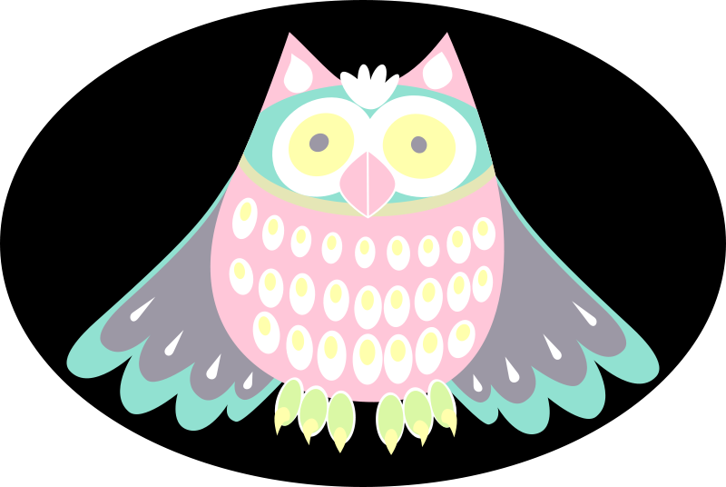 Download Cute owl (98576) Free SVG Download / 4 Vector