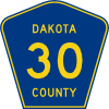free vector Dakota County Route 30 clip art