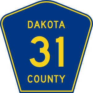 free vector Dakota County Route clip art