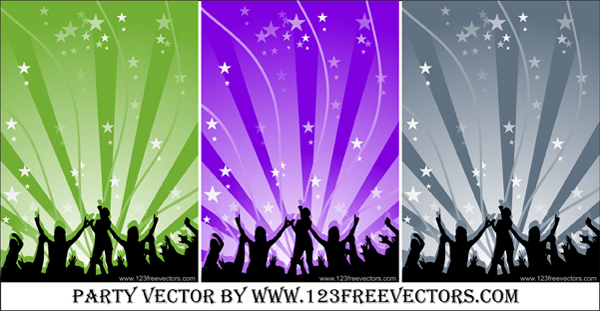 free vector Dance Party vector