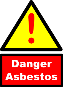 free vector Danger Asbestos Sign clip art