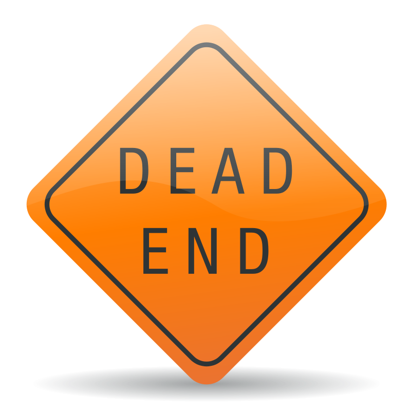 free vector Dead end sign