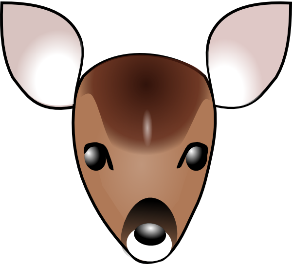 free vector Deer Head clip art