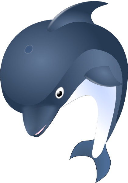 free vector Delfin clip art