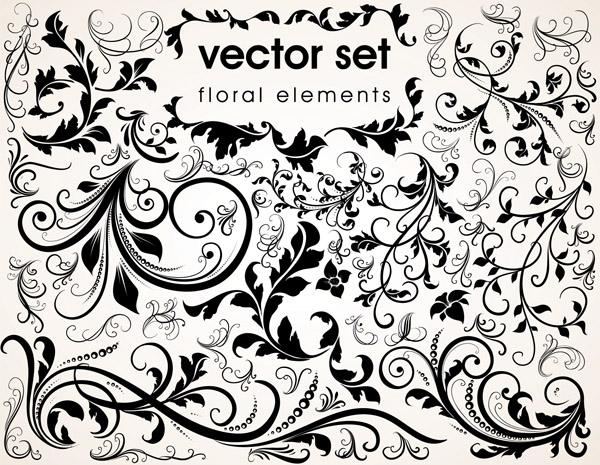 free vector Delicate lace vector