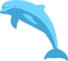 free vector Delphin clip art