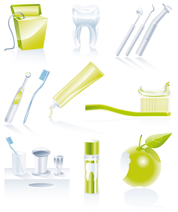 free vector Dentists theme vector