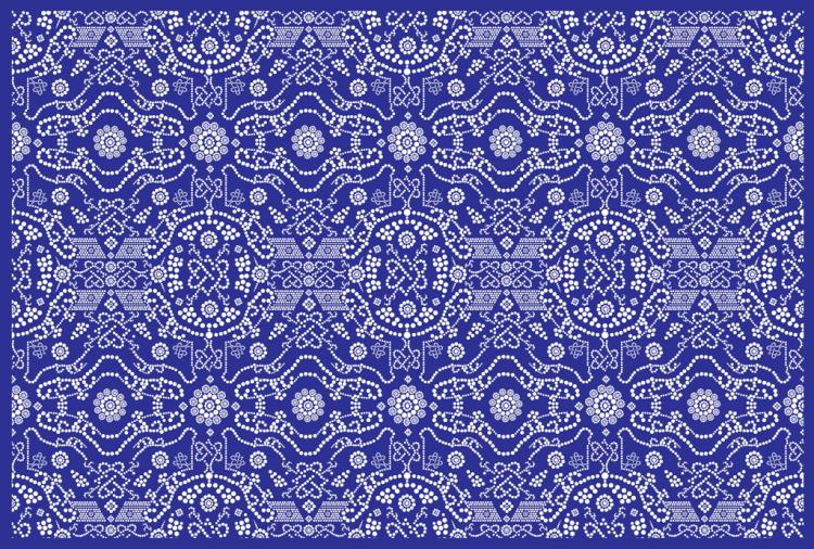 free vector Detailed Flower Pattern