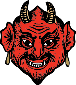 free vector Devil Head clip art