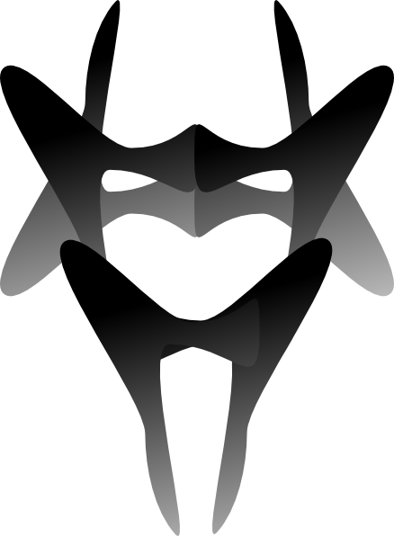 free vector Devilish Mask clip art