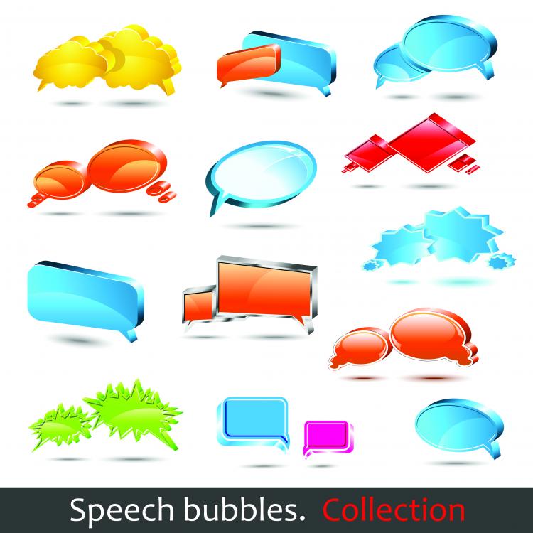 free vector Dialogue bubble logo vector