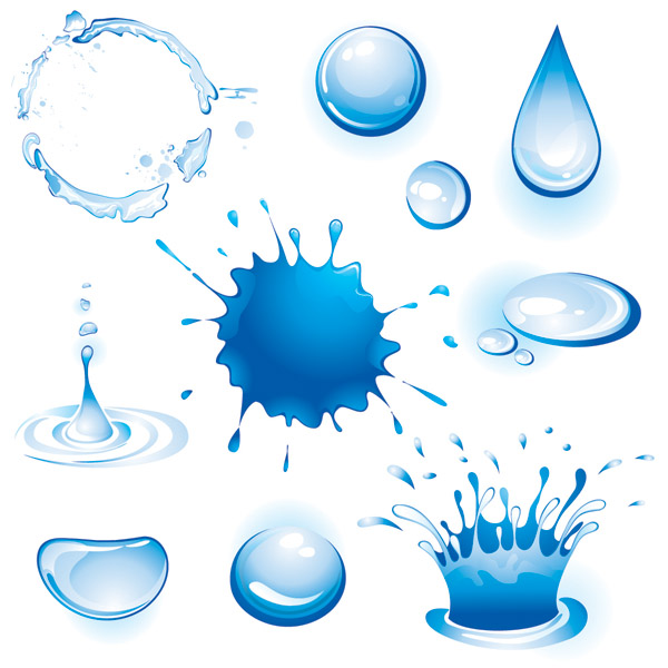 free vector Different forms of water vector