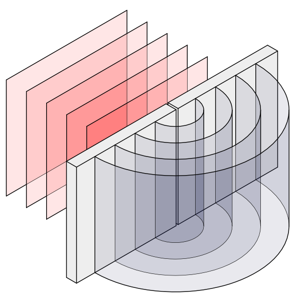 free vector Diffraction Through A Slit clip art