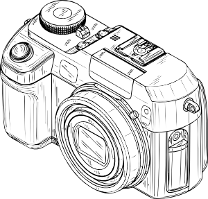 free vector Digital Camera clip art