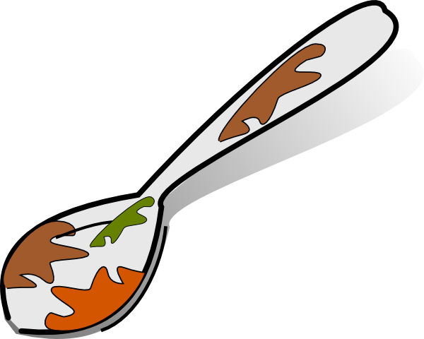 free vector Dirty Spoon clip art