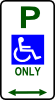 free vector Disabled Parking Sign clip art