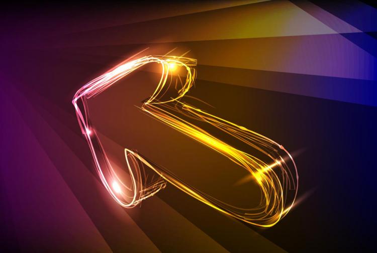 free vector Discount gorgeous neon background 04 vector
