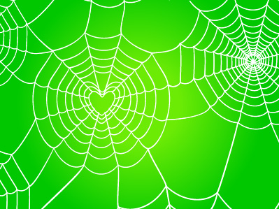 free vector Diverse spider web love vector network