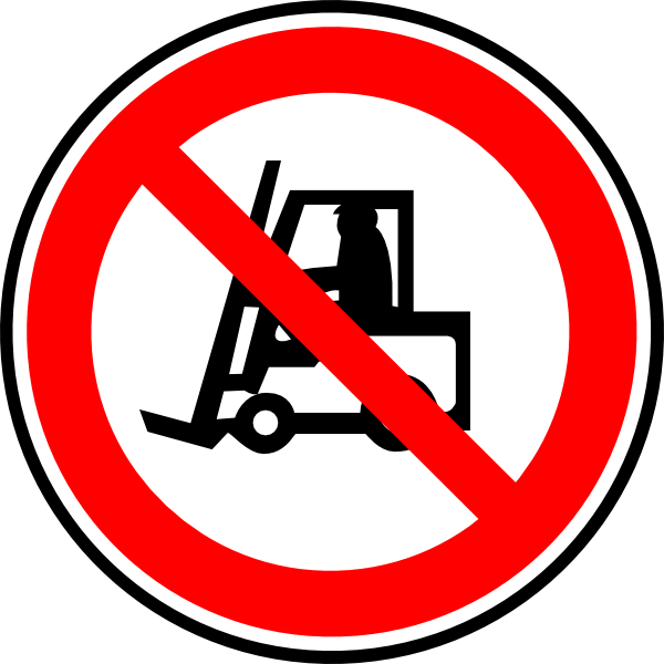free vector Do Not Carry With Vehicles clip art