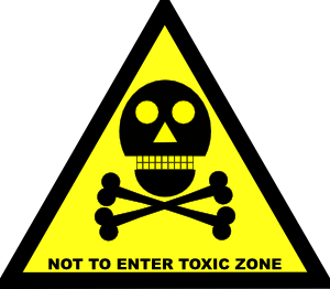 free vector Do Not Enter Toxic Zone Sign clip art