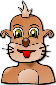 Download Dog Face Cartoon clip art (127780) Free SVG Download / 4 ...