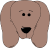 free vector Dog Face clip art