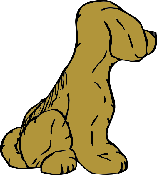 free vector Dog From Other Side clip art