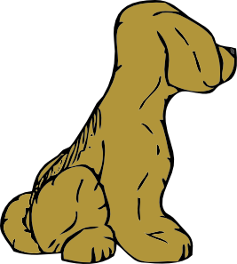 free vector Dog From Other Side clip art