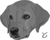 free vector Dog Head clip art