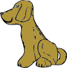 free vector Dog Side View clip art