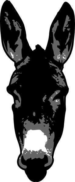 free vector Donkey Head clip art