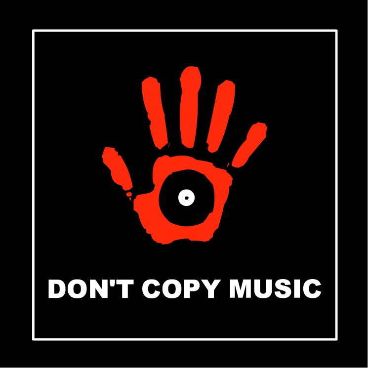 free vector Dont copy music