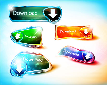 free vector Download Buttons Download