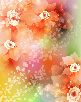 free vector Dream flowers vector background 3