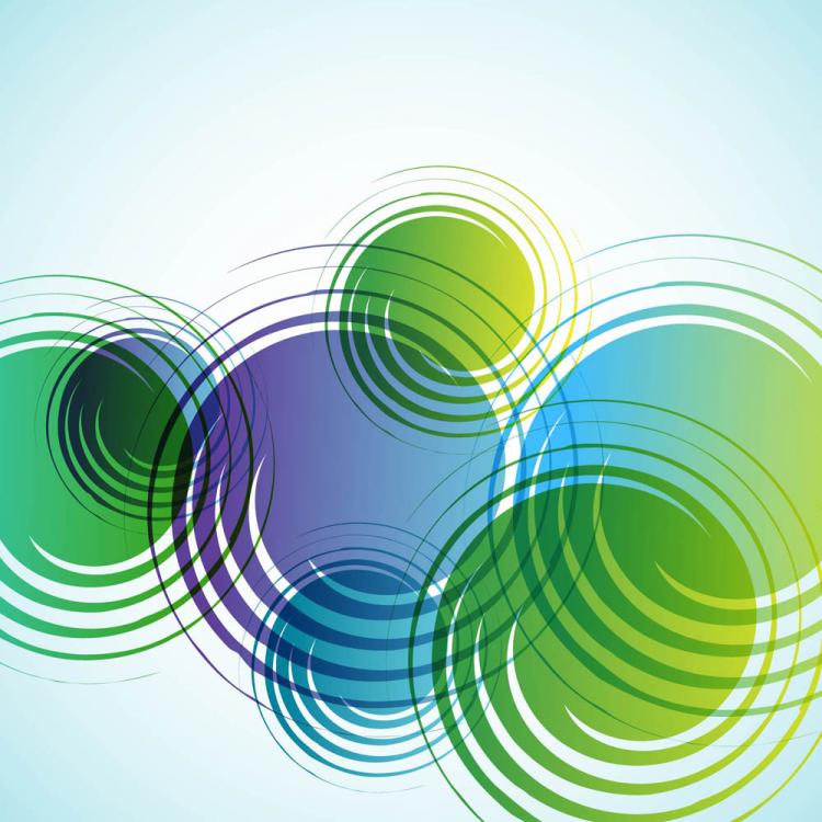 Dream green abstract background 05 vector Free Vector 