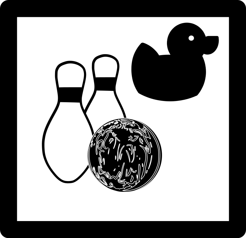 free vector Duckpin Bowling Icon