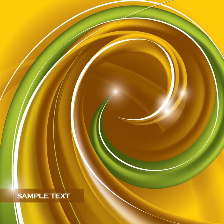 free vector Dynamic abstract spiral pattern 03 vector