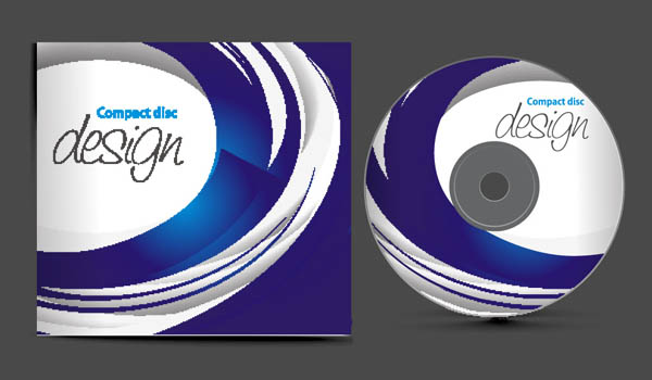 free vector Dynamic cd covers vector