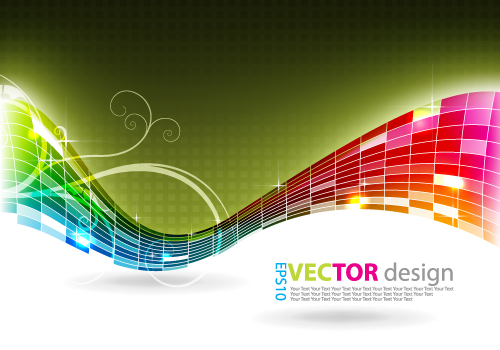 free vector Dynamic effects light color vector