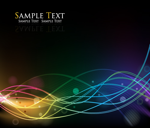 free vector Dynamic effects light line 2 vector
