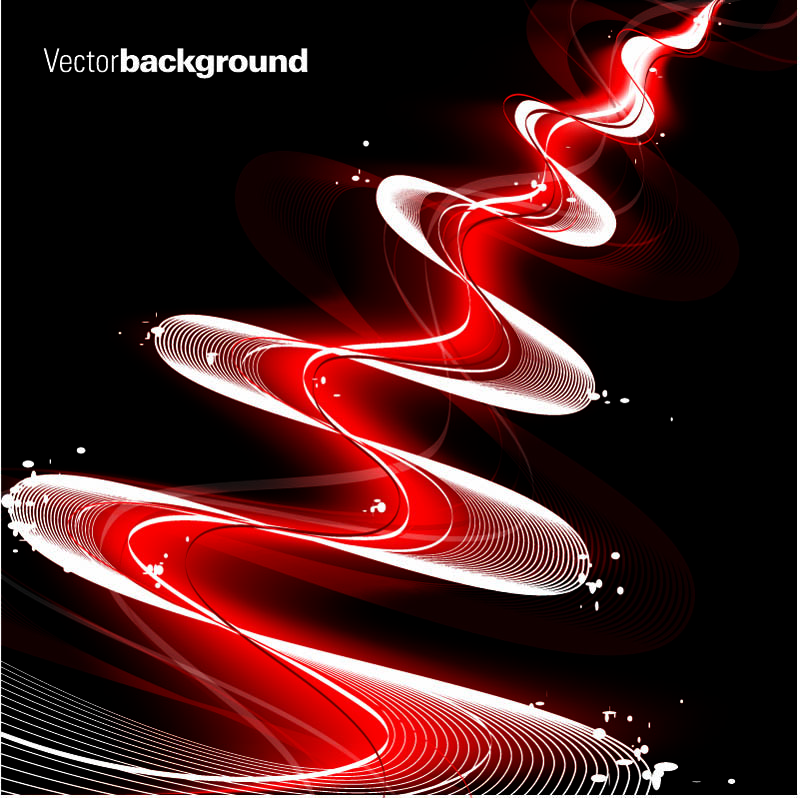 free vector Dynamic flow gorgeous line 05 vector