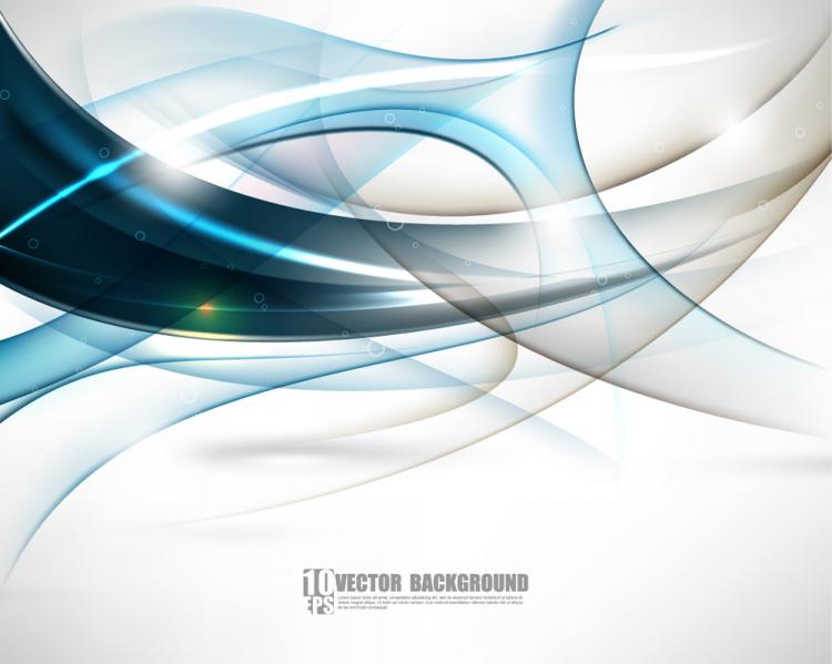 free vector Dynamic flow line gorgeous background 02 vector