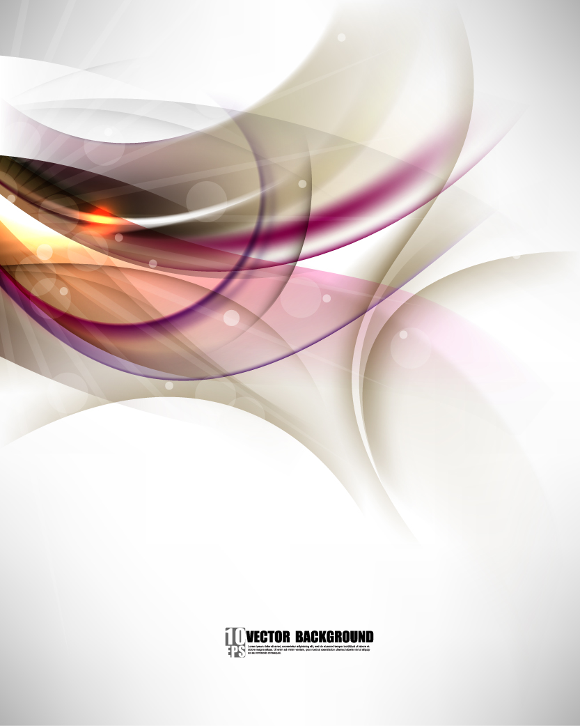 free vector Dynamic flow line gorgeous background 03 vector